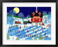 Moonlight Skate Fine Art Print