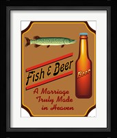 Fish & Beer Fine Art Print