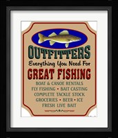 Fishing Outfitters Fine Art Print