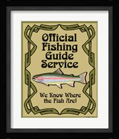 Official Fishing Guide Fine Art Print