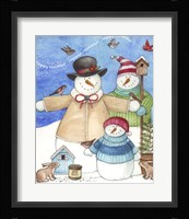 Happy Holiday Snow Fine Art Print