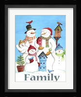Snow Family Fine Art Print
