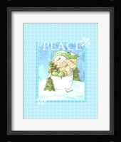 Snowman Joy Framed Print