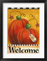 Pumpkin Autumn Welcome Fine Art Print