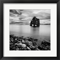 Iceland Dinosaur Framed Print