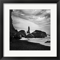 Iceland Vik Rocks Framed Print