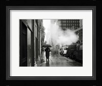 NYC Rain Framed Print