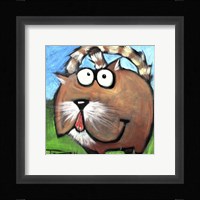 Cat Poster Framed Print