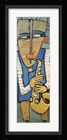 Saxophone Player Framed Print