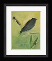 Bird And Berry 3 Framed Print