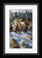 Busy Day At The Fishing Hole Fine Art Print