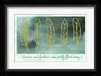 Gathering Feathers Two Framed Print