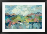 Abstract Lakeside Framed Print