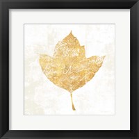 Bronzed Leaf I Framed Print