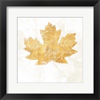 Bronzed Leaf IV Framed Print