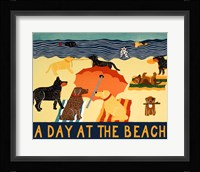 A Day At The Beach Fine Art Print