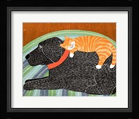 Catnap Striped no Bubble Fine Art Print