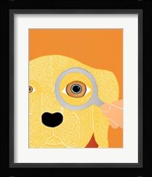 Eye Exam Yellow Fine Art Print