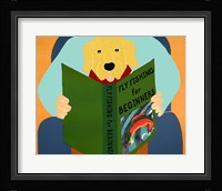 Fly Fishing For Beginners yellow Fine Art Print