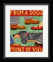 From a Dog's Point of View Black and Tan Fine Art Print