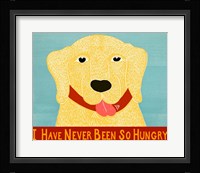 I Have Never Been So Hungry Yel Banner Fine Art Print