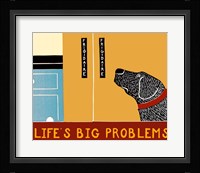 Life's Big Problems Banner Fine Art Print