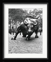 Wall Street Bull Sculpture 1 Fine Art Print