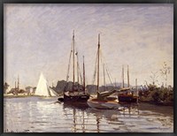 Pleasure Boats, Argenteuil, c.1872-3 Fine Art Print