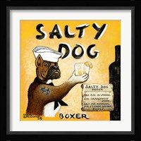 Salty Dog Framed Print