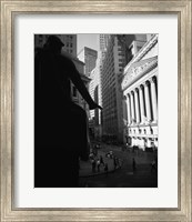 Silhouette of George Washington Statue, Manhattan, New York City Fine Art Print