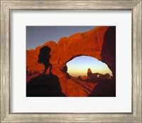 Mountaineering Arches National Park, UT Fine Art Print