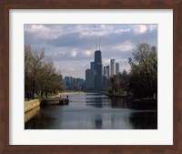 Lincoln Park Lagoon, Chicago, Cook County, Illinois Fine Art Print