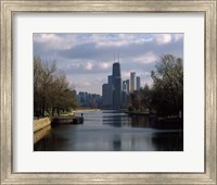 Lincoln Park Lagoon, Chicago, Cook County, Illinois Fine Art Print