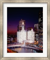 Wrigley Building, Michigan Avenue, Chicago Fine Art Print