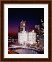 Wrigley Building, Michigan Avenue, Chicago Fine Art Print
