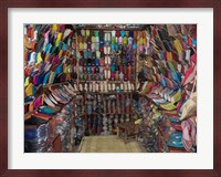 Shoe store, Essaouira, Morocco Fine Art Print