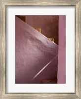 Pink Painted Stairway near Ouarzazate, Morocco Fine Art Print