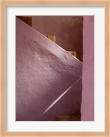 Pink Painted Stairway near Ouarzazate, Morocco Fine Art Print