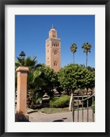 Koutoubia Minaret built by Yacoub el Mansour, Marrakesh, Morocco Fine Art Print