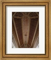 Highly Decorated Roof of Palais Bahia, Marrakesh, Morocco Fine Art Print