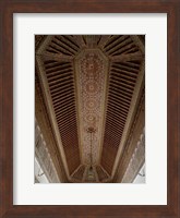 Highly Decorated Roof of Palais Bahia, Marrakesh, Morocco Fine Art Print