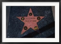 Hollywood Walk of Fame Star, Los Angeles, CA Fine Art Print
