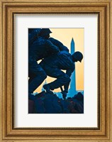 Iwo Jima Memorial at Dusk, Arlington National Cemetery, Arlington, Virginia Fine Art Print