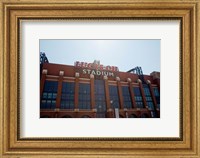 Facade of the Lucas Oil Stadium, Indianapolis, Indiana Fine Art Print