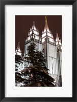 Mormon Temple, Salt Lake City, Utah Framed Print
