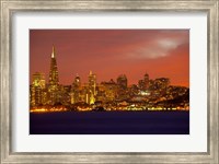 San Francisco Financial District at Dusk, San Francisco, California Fine Art Print