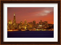 San Francisco Financial District at Dusk, San Francisco, California Fine Art Print