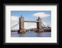 Tower Bridge, Thames River, London, England Fine Art Print
