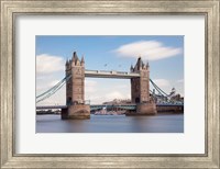 Tower Bridge, Thames River, London, England Fine Art Print