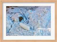 Frozen Staircase by Seljalandsfoss Waterfall, Iceland Fine Art Print